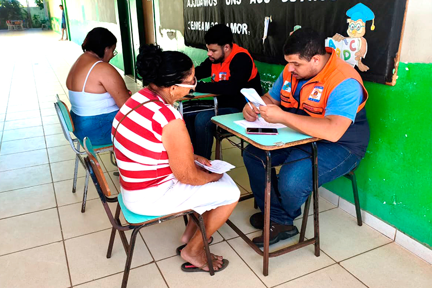 DEFESA CIVIL CADASTRO PERÍODO DE CHUVAS I