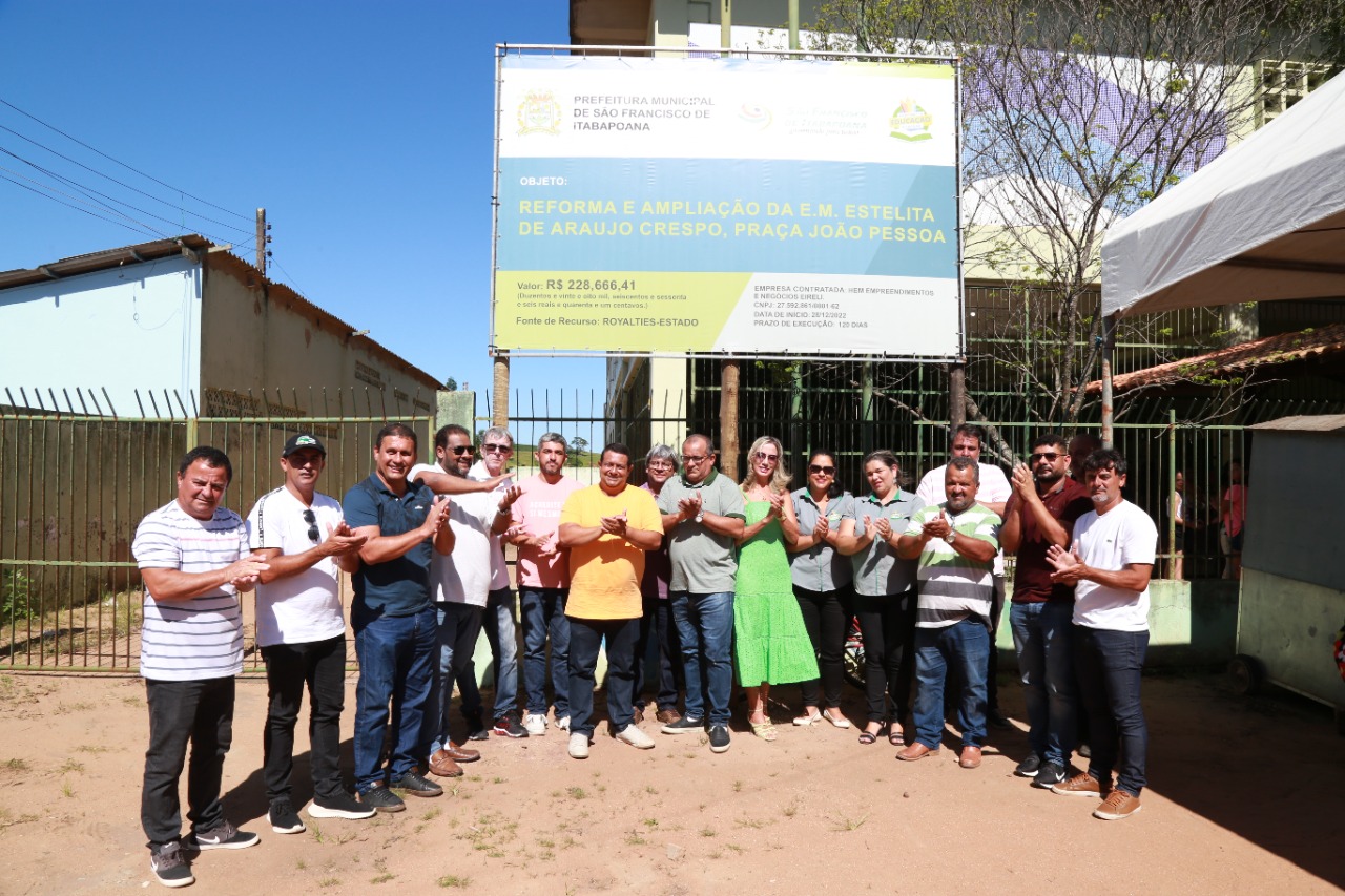 Escola Municipal de Praça João Pessoa será reformada e ampliada ASCOM SFI Wagner Fraga 5