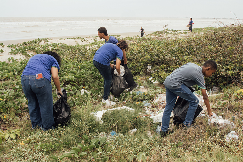 LIMPEZA PRAIA GUAXINDIBA