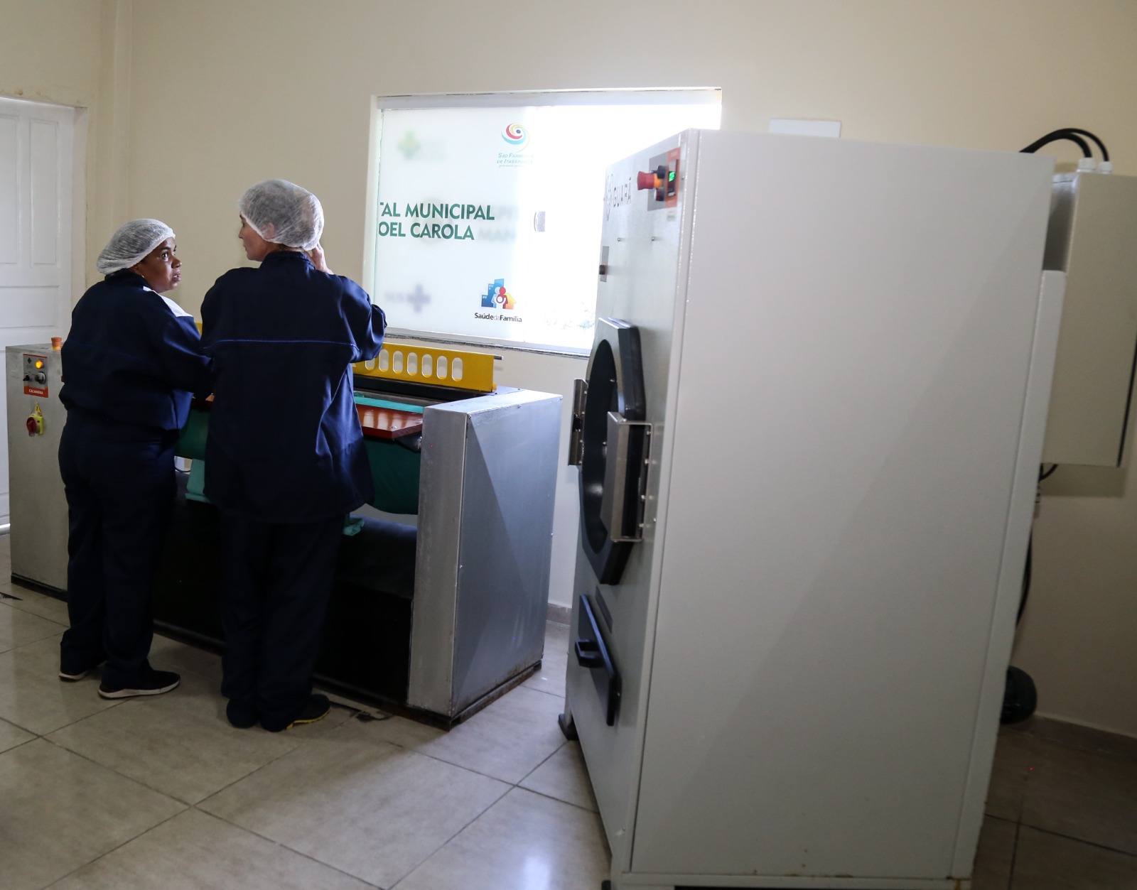 Novas recepção e lavanderia do Hospital Municipal Manoel Carola ASCOM SFI Wagner Fraga 18