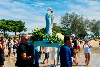 Procissão fluvial de Nossa Senhora dos Navegantes reúne fé, emoção e tradição em Guaxindiba