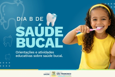 Estudantes de SFI participarão do “Dia B” de saúde bucal