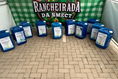 “Projeto Óleo Legal&quot; coleta cerca de 200 litros de óleo na Rancheirada