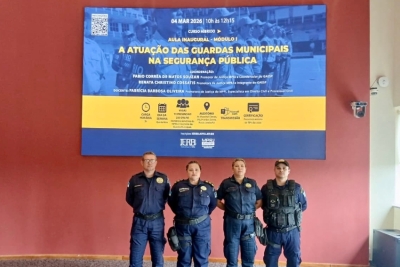 GCM participa de aula inaugural de curso de capacitação promovido pelo MPRJ