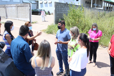 Prefeita visita área que vai abrigar sede do Nuprapac