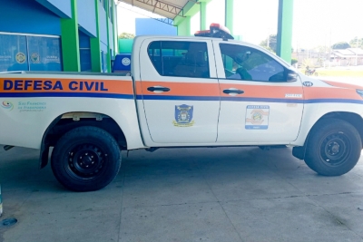 Defesa Civil e Obras realizam vistoria em estrada afetada pelas chuvas