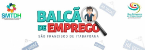 Balcão de Emprego com duas vagas disponíveis