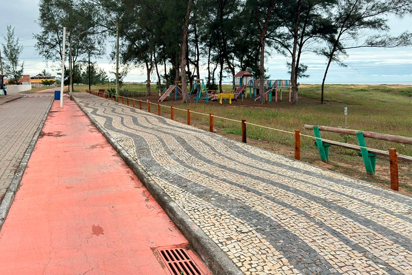 Santa Clara é mais uma orla a receber piquetes para auxiliar na preservação ambiental