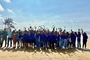 Meio Ambiente realiza plantio de vegetação nativa em Guaxindiba