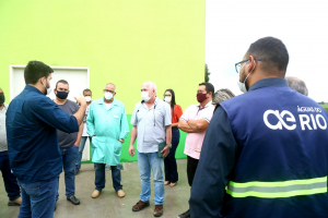 Visita técnica para instalação de estação de água tratada no Hospital Manoel Carola e em Ponto de Cacimbas