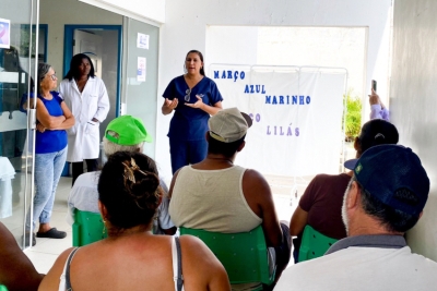 Comunidade de Estreito recebe ações do “Março Lilás” e “Março Azul Marinho”