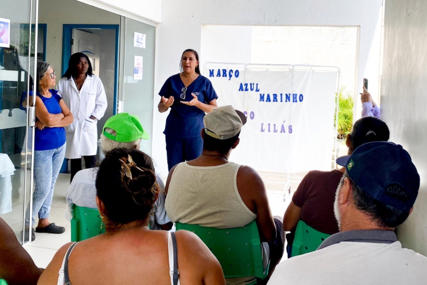 Comunidade de Estreito recebe ações do “Março Lilás” e “Março Azul Marinho”