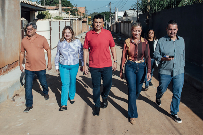 Prefeita e equipe vistoriam obras e projetam novas intervenções em SFI