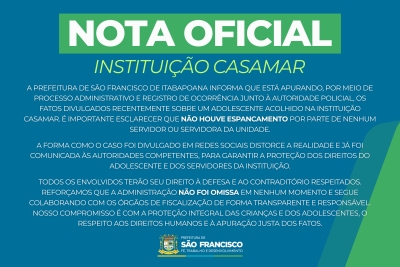 NOTA OFICIAL