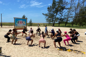 Famílias participam do Esporte Verão 2025, em Santa Clara