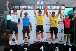 Atletas do ciclismo e da corrida sobem ao pódio em Campos, na Bahia e no Espírito Santo