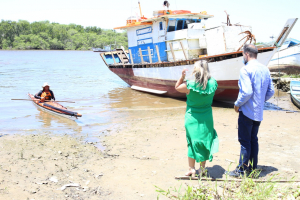 Aventureiros encerram expedição de caiaque Salvador/Rio em SFI