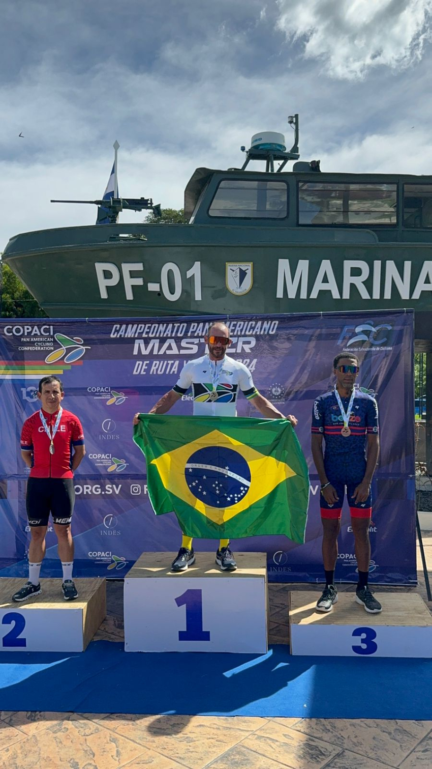 Ciclista apoiado pela Prefeitura de SFI é campeão em duas provas no Panamericano