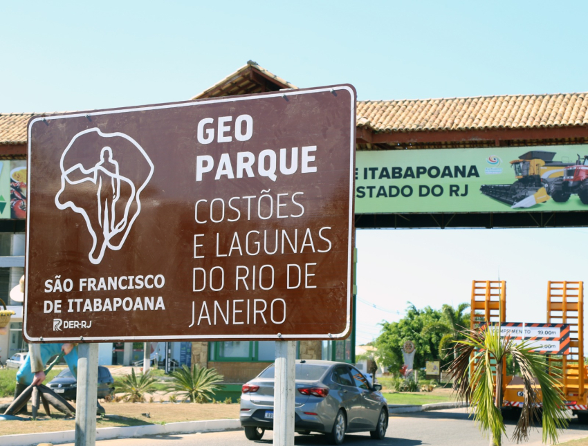 Geoparque: portal da cidade recebe sinalização turística