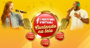 Inscrições para o 1º Festival Virtual Cantando na Tela terminam na quinta-feira (25)