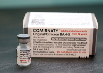Covid-19: SFI inicia vacinação bivalente em moradores a partir de 60 anos