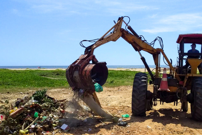 Praias mais limpas neste carnaval em SFI com ação de limpeza intensificada