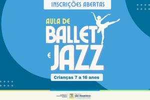 Prefeitura abre inscrições para aulas gratuitas de ballet e jazz