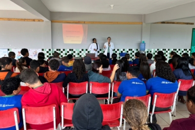 Alimentação Saudável é tema de palestra em ação do PSE na Escola Modelo