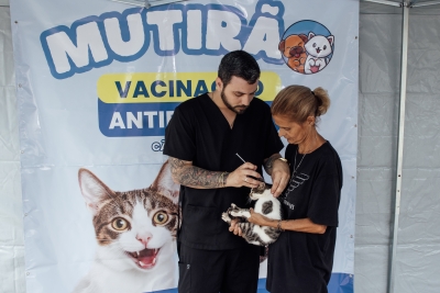 Mais de 4 mil animais já foram imunizados no Mutirão de Vacinação Antirrábica