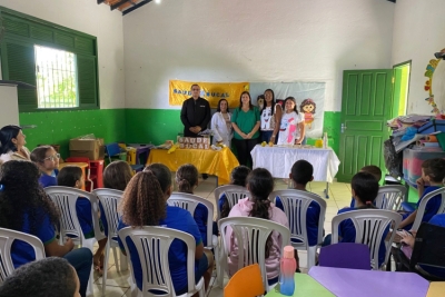 Escola de Praça da Fé, em Travessão de Barra recebe primeira ação do PSE do mês de março