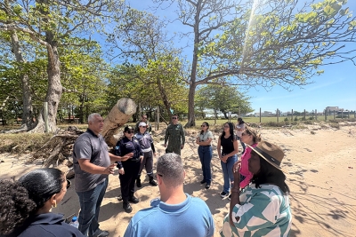 Sítio Arqueológico de Manguinhos passa por vistoria para demarcação de terras