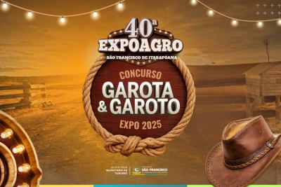 Inscrições abertas para o concurso Garota e Garoto ExpoAgro 2025