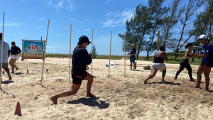 Atrações esportivas e recreativas agitam a praia de Guaxindiba neste fim de semana