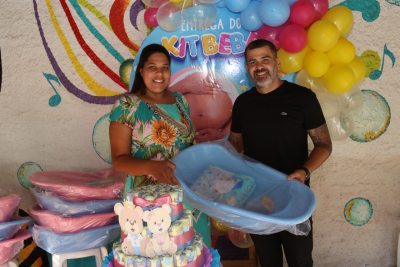 SMTDH entrega Kit Bebê para gestantes assistidas pelo Cras da Ilha dos Mineiros