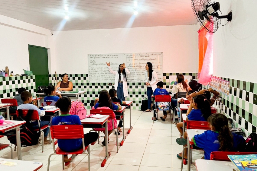 Escolas de Bom Jardim e Guaxindiba recebem ações do Programa Saúde na Escola