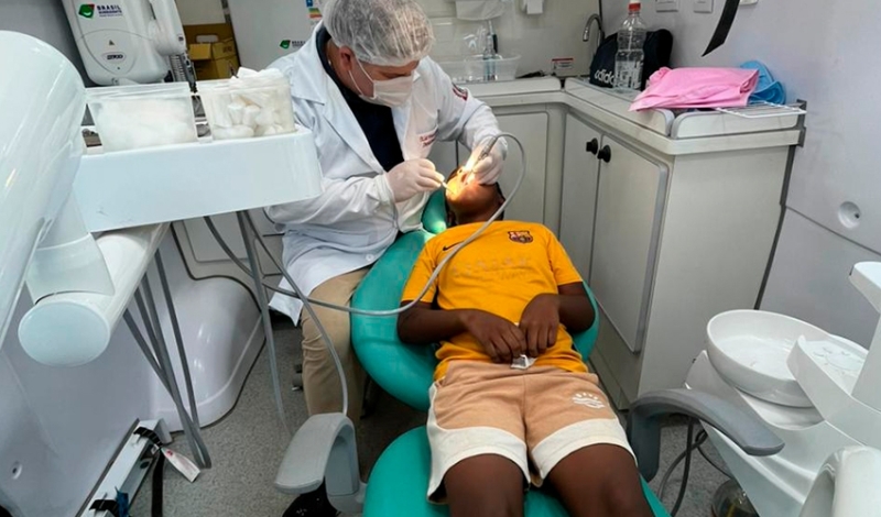 Odontomóvel estará em quatro localidades do município esta semana