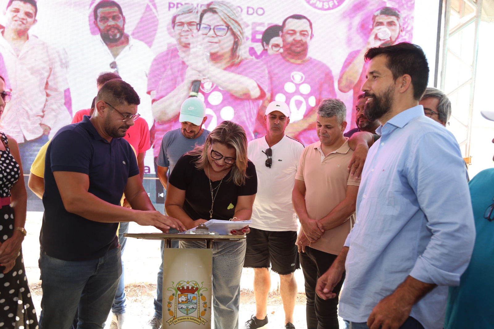 Ordem de serviço para construção da sede do Nuprapac ASCOM SFI Wagner Fraga 8