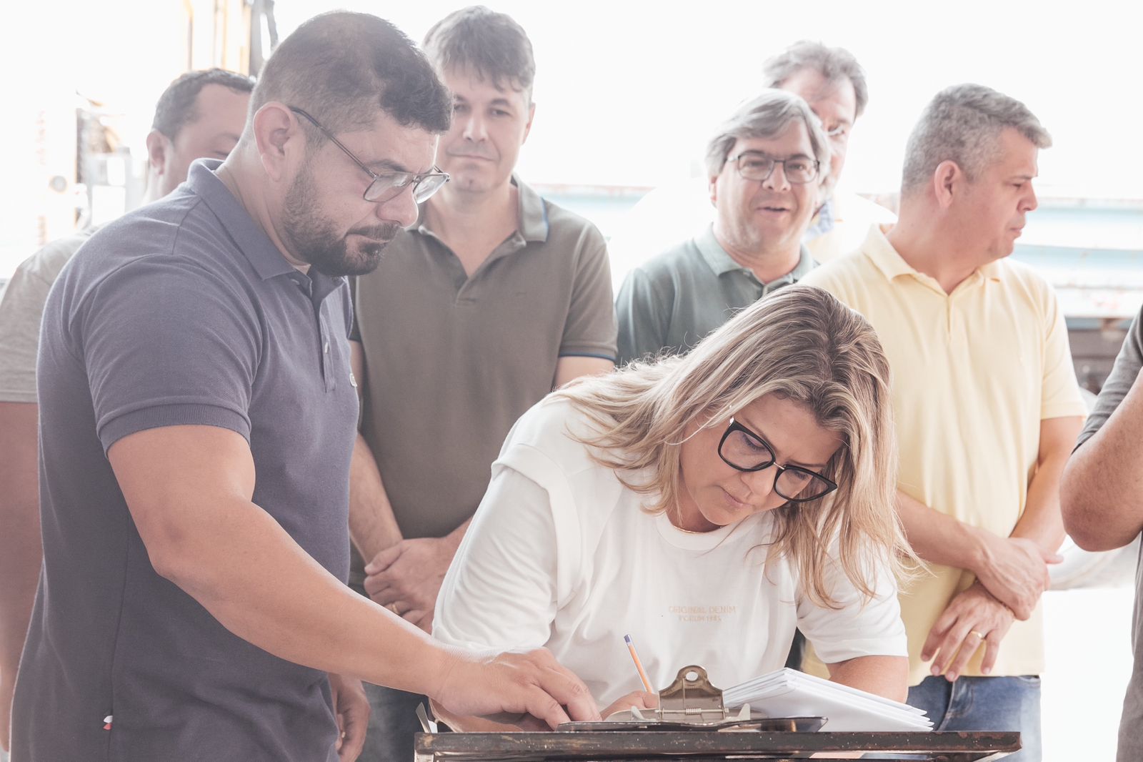 Prefeita participa de início de obras de pavimentação e praça em Guaxindiba ASCOM SFI Wagner Fraga 6