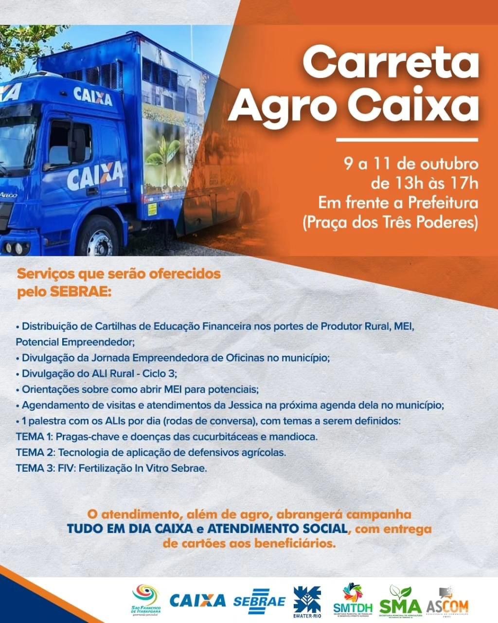 Atendimentos da Carreta Agro da Caixa ASCOM SFI Wagner Fraga 15