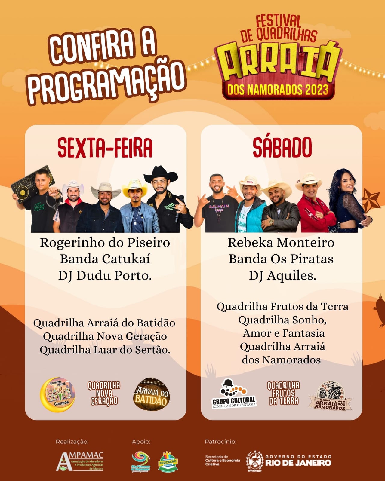 Festival de Quadrilhas Arraiá dos Namorados 1