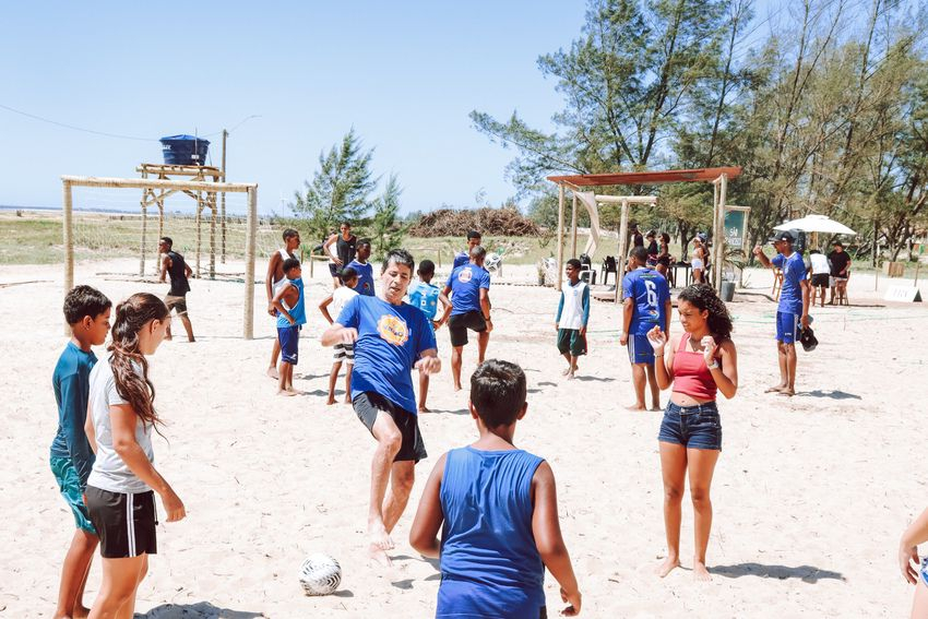 clínica de futebol
