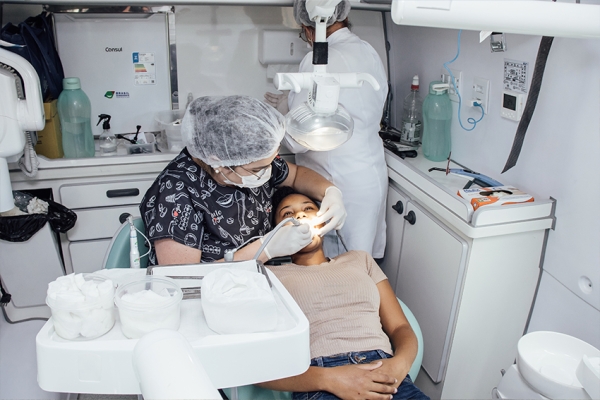 Odontomóvel estará em cinco localidades de SFI, nesta semana
