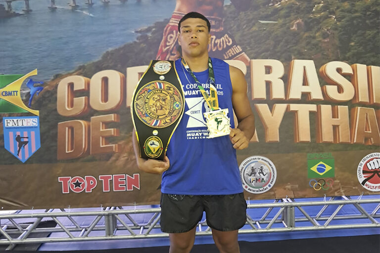 Sanfranciscano é destaque em campeonato de muay thai em Vitória (ES)