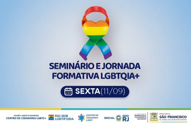 Prefeitura promove seminário e jornada formativa para população LGBTQIA+