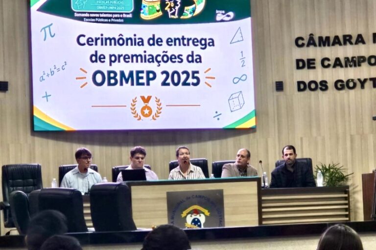 Alunos da Rede Municipal se destacam na premiação da Obmep 2025