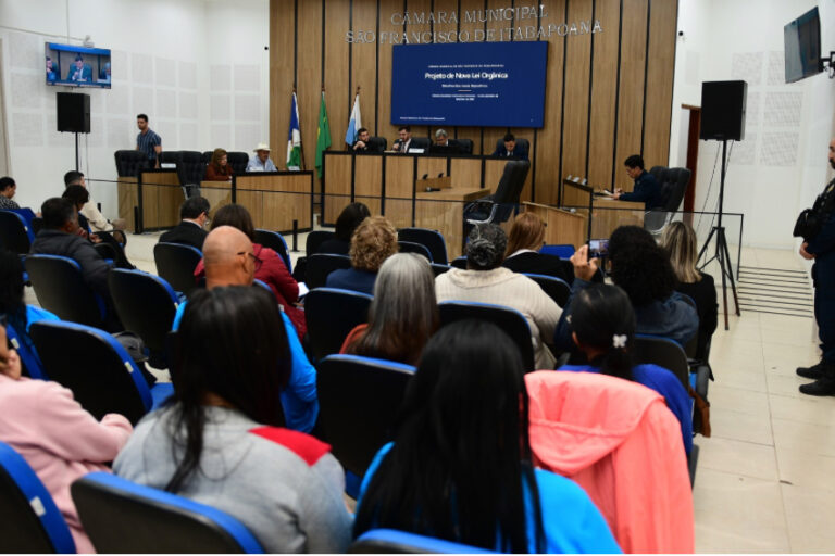 Audiência Pública debate projeto da nova Lei Orgânica de São Francisco