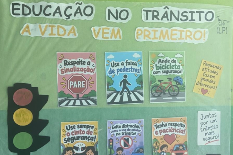 Educação no trânsito é tema de ações em escolas e creches