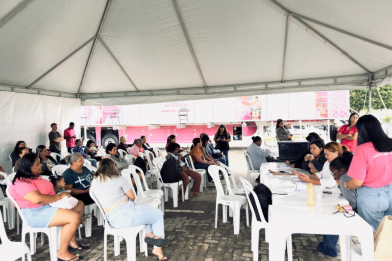 Segunda passagem da Carreta da Mulher tem quase 600 atendimentos e amplia acesso à saúde da mulher em SFI